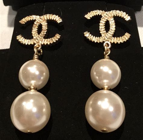 coco chanel earrings real.